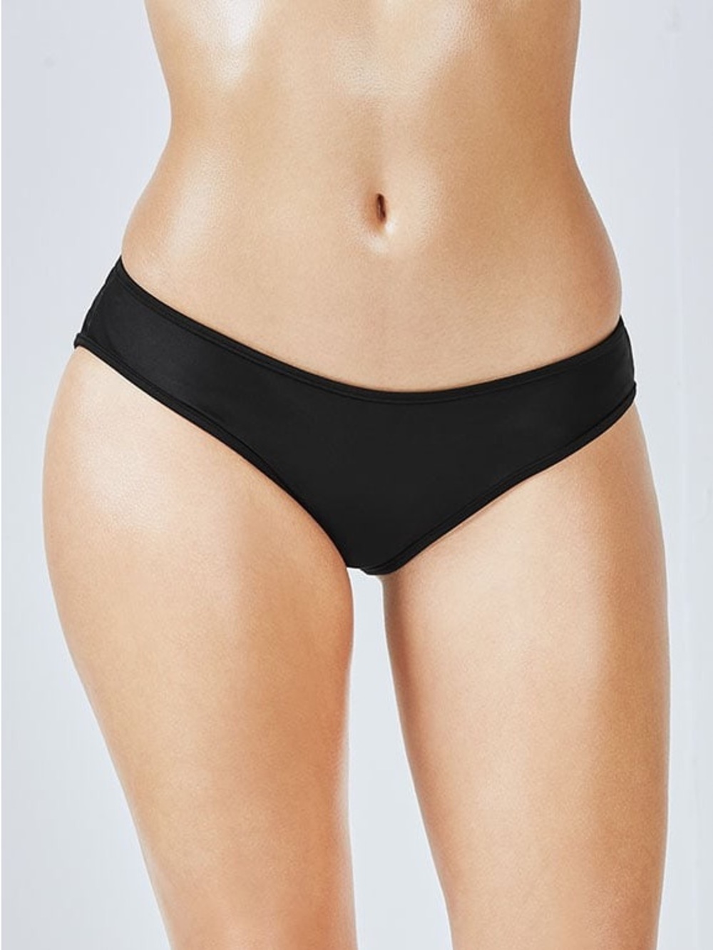 Fabletics Black Dash Bajan Hipster Bikini Bottoms